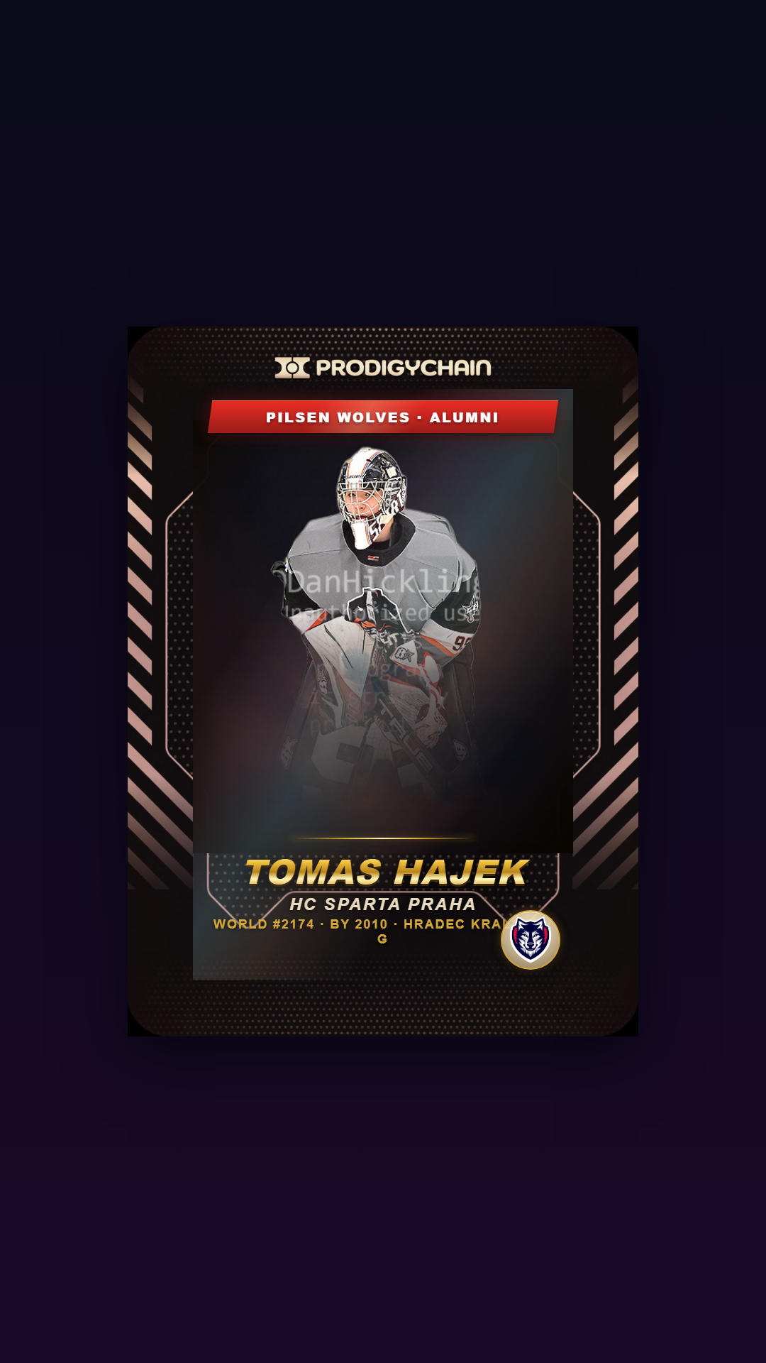 Tomas Hajek — ProdigyCard